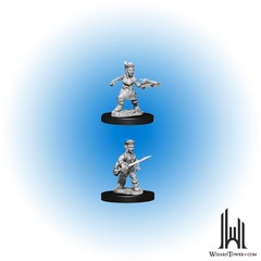 Pathfinder Deep Cuts Unpainted Miniatures: Female Halfling Rogue